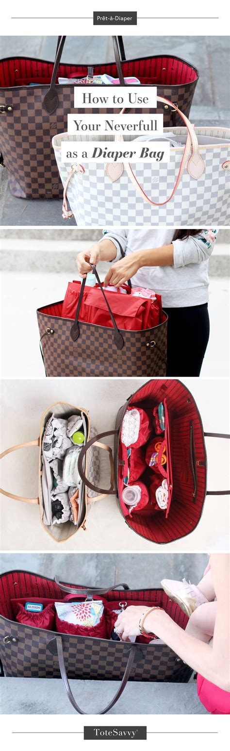 using louis vuitton neverfull as diaper bag|WHAT'S IN MY PURSE/DIAPER BAG + How I Organize My LV Neverfull.